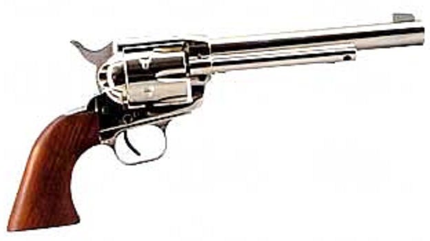 EAA Corp Bounty Hunter Nickel .22 LR / .22 Mag 6.75" Barrel 6-Rounds