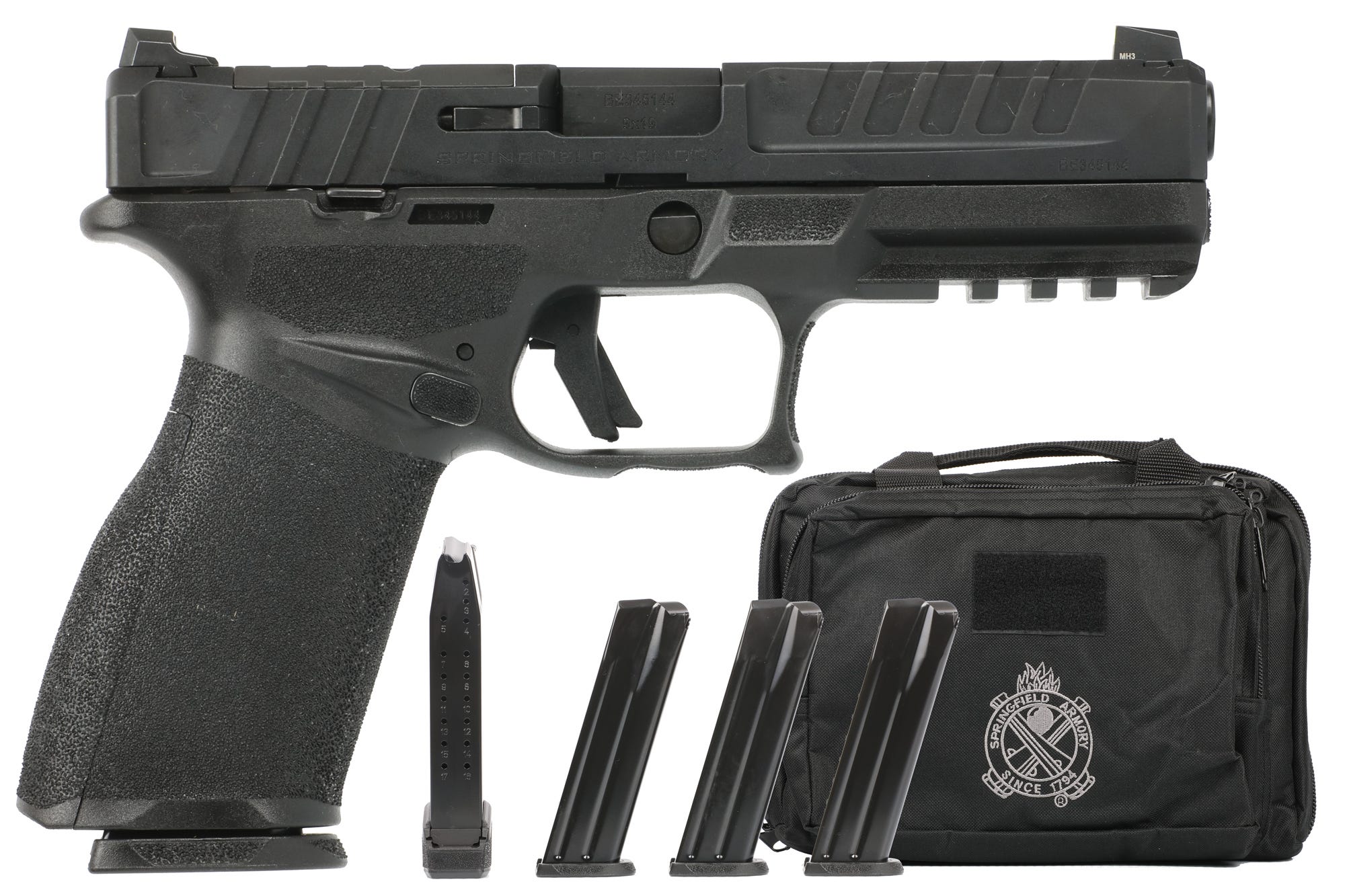 Springfield Armory Echelon 9mm 4.5" Barrel 20-Rounds w/ 5 Mags, Range Bag