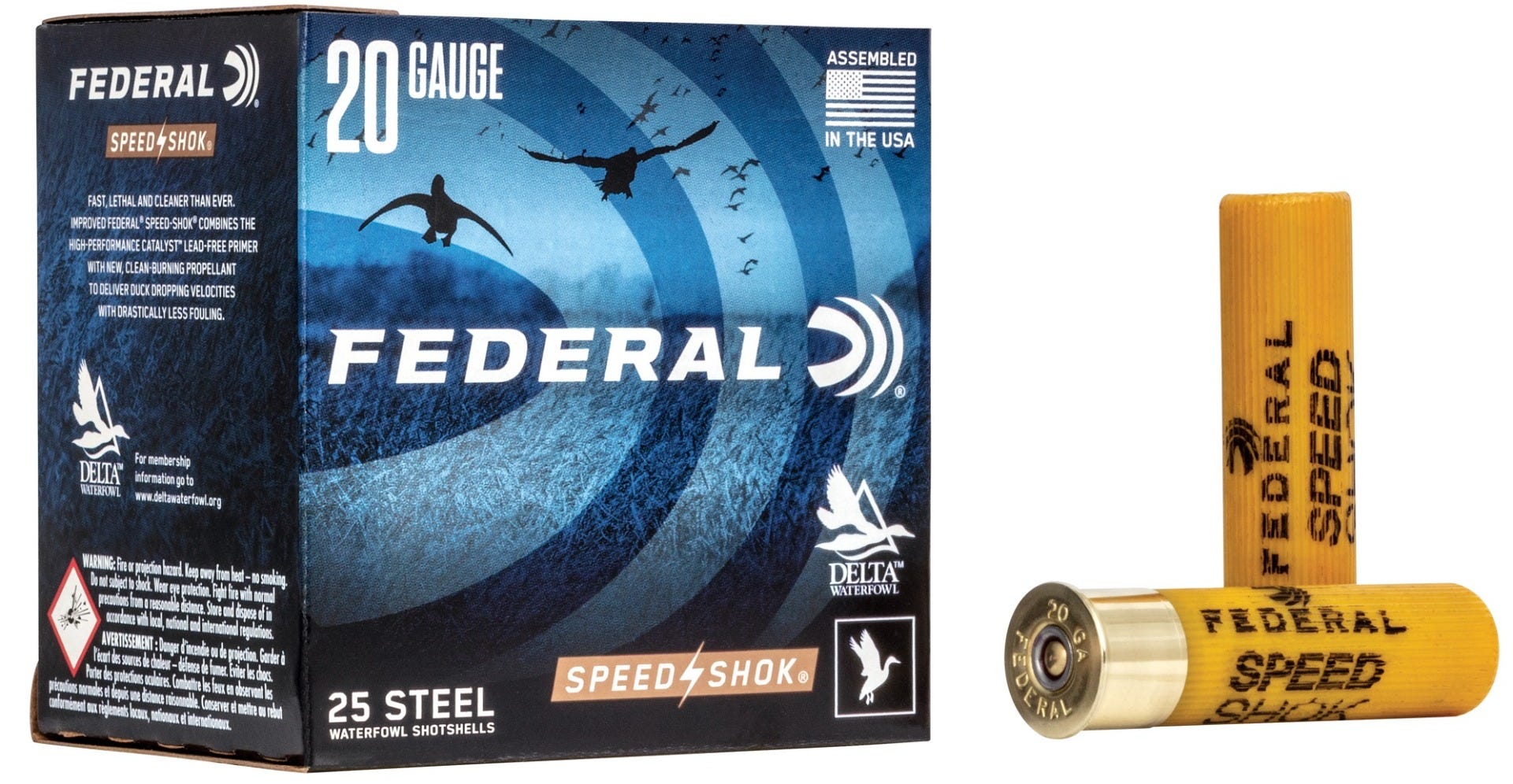 Federal Speed Shok Steel 20 Gauge #3 Shot 25-Rounds 3"