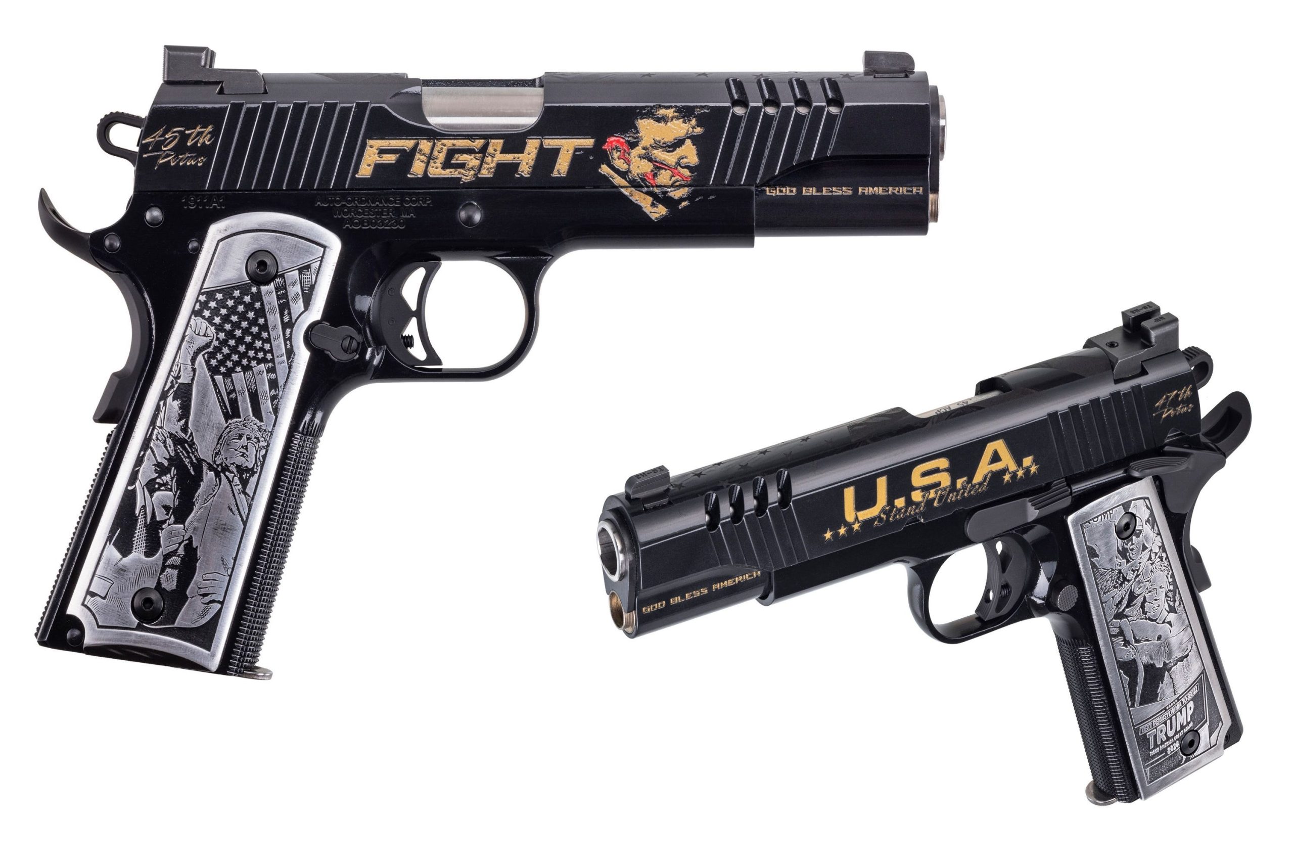 Auto-Ordnance 1911 Trump Fight .45 ACP 5" Barrel 7-Rounds - Image 4