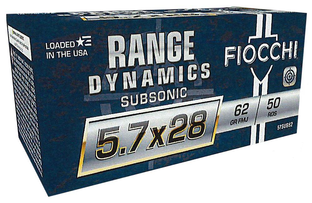 Fiocchi Range Dynamics Brass 5.7 X 28 62-Grain 50-Rounds FMJ