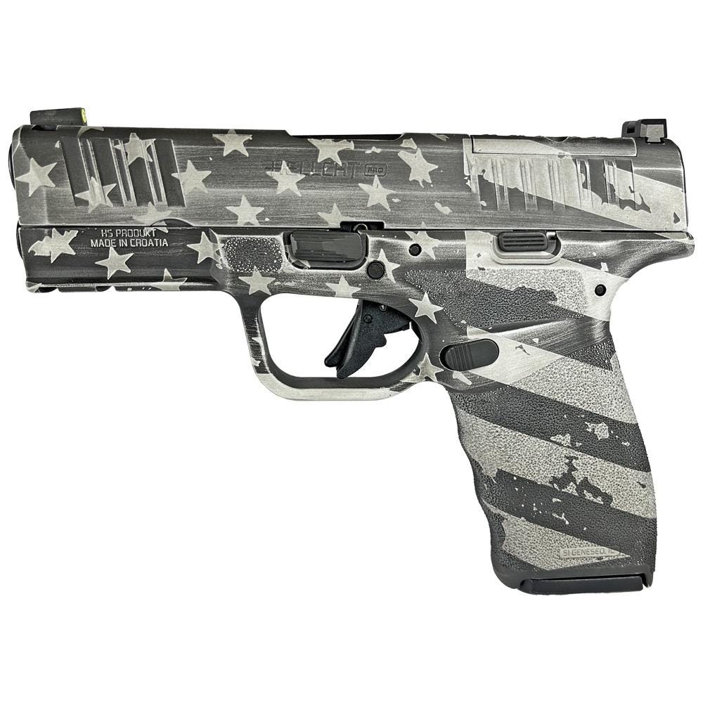 Springfield Hellcat Pro OSP Distressed Flag White 9mm 3.7" Barrel 15-Rounds - Image 3