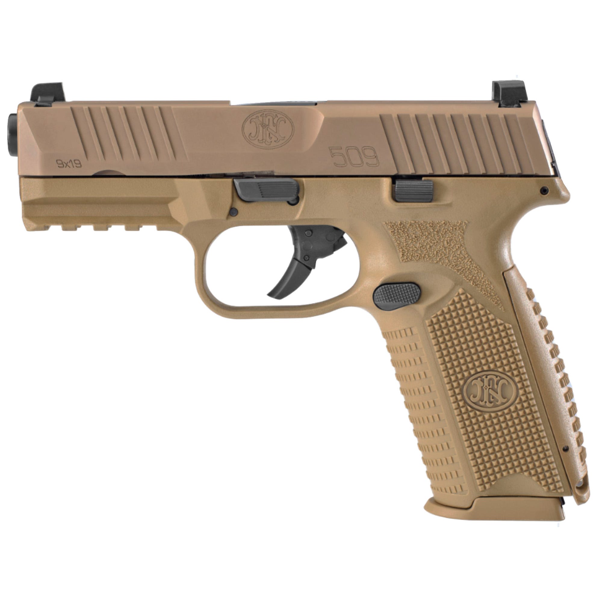 FN 509 Flat Dark Earth 9mm 4" Barrel 17-Rounds - Image 2
