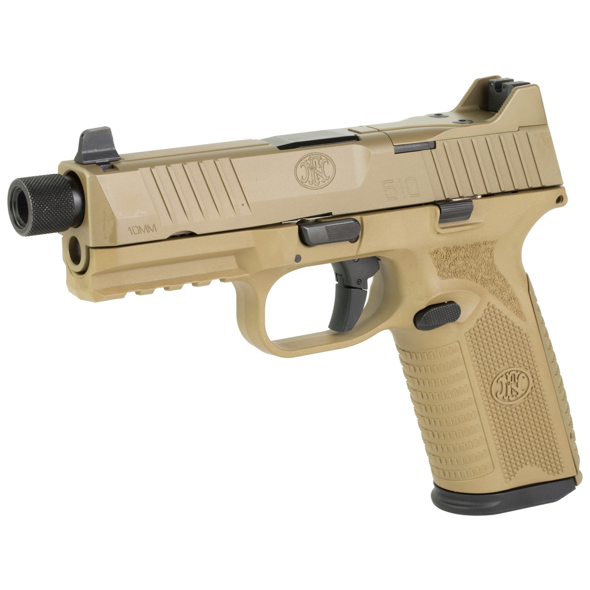 FN 510 Tactical Flat Dark Earth 10mm 4.7" Barrel 22-Rounds - Image 4