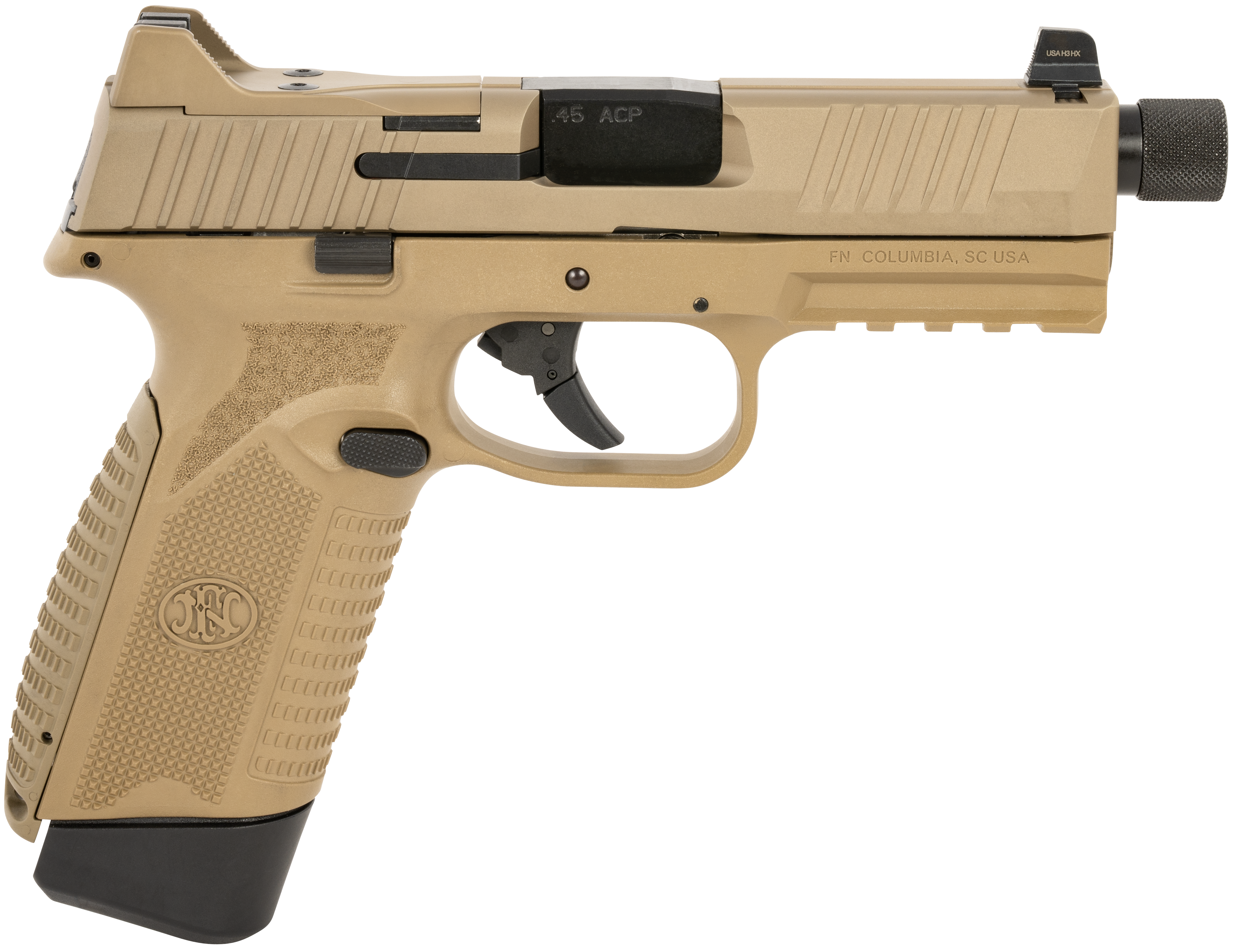 FN 545 Tactical Flat Dark Earth .45 ACP 4.7" Barrel 18-Rounds