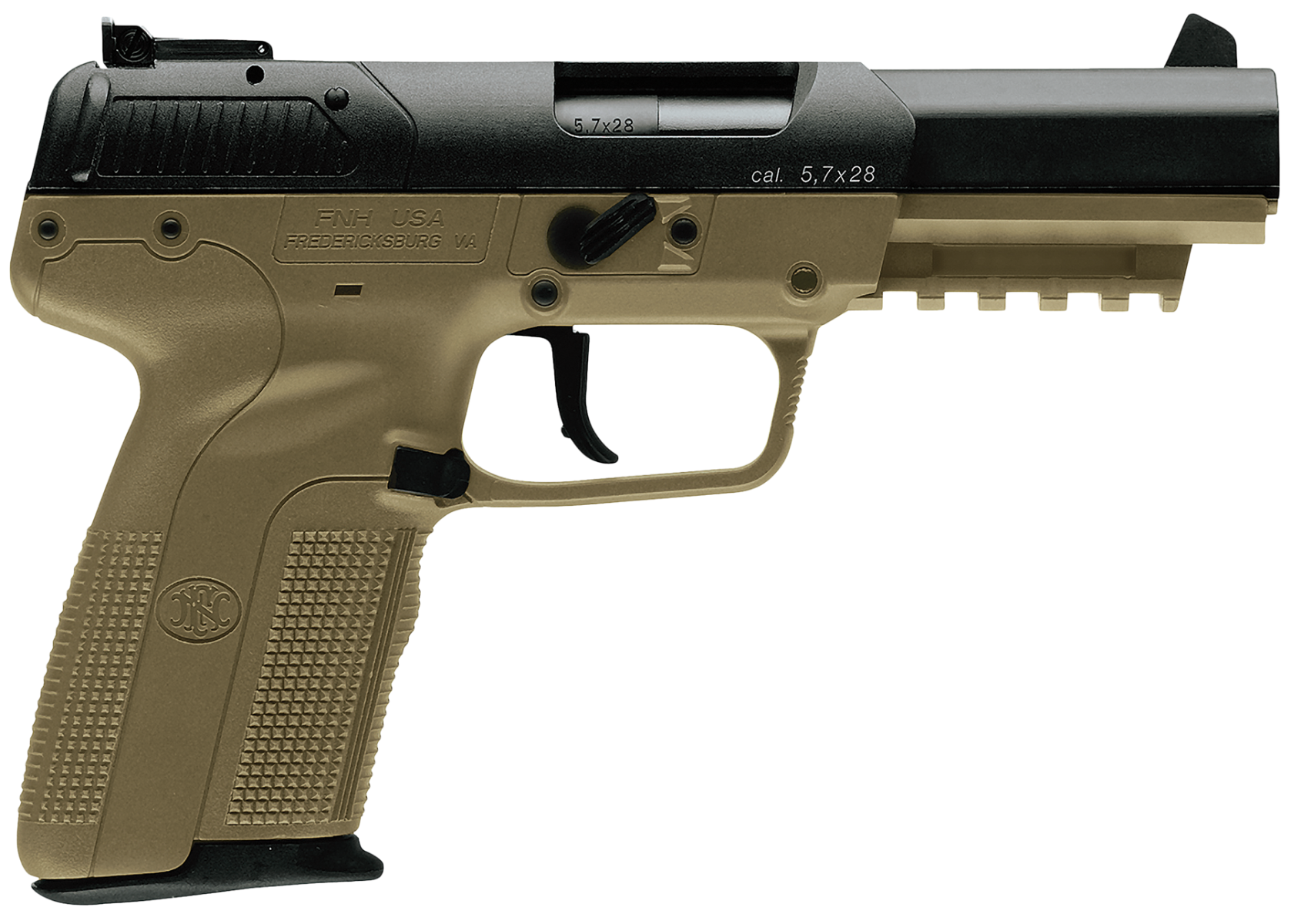 FN Five-seveN Flat Dark Earth 5.7 X 28 4.8" Barrel 10-Rounds