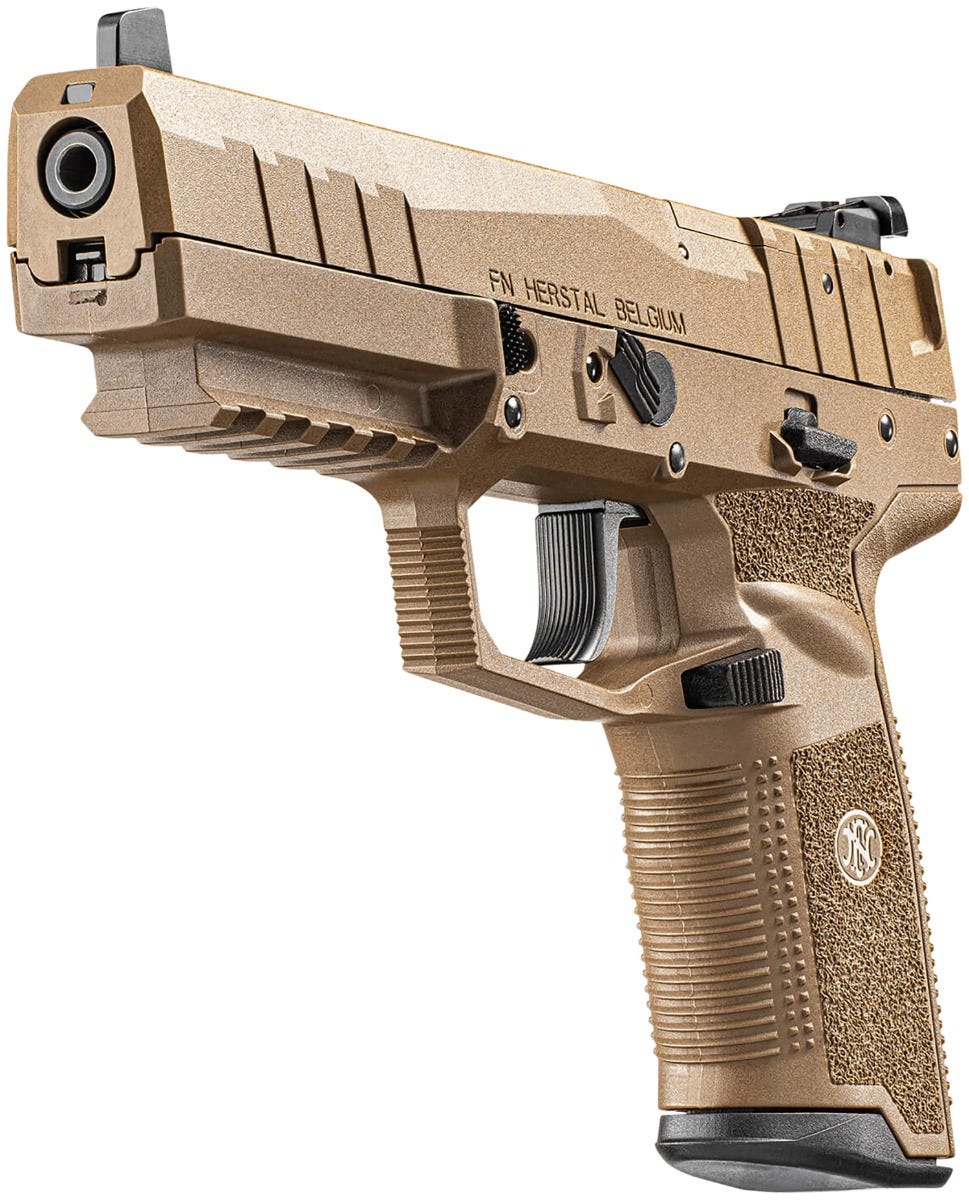 FN Five-SeveN MRD Flat Dark Earth 5.7X28mm 4.8" Barrel 20-Rounds 2 Mags - Image 3