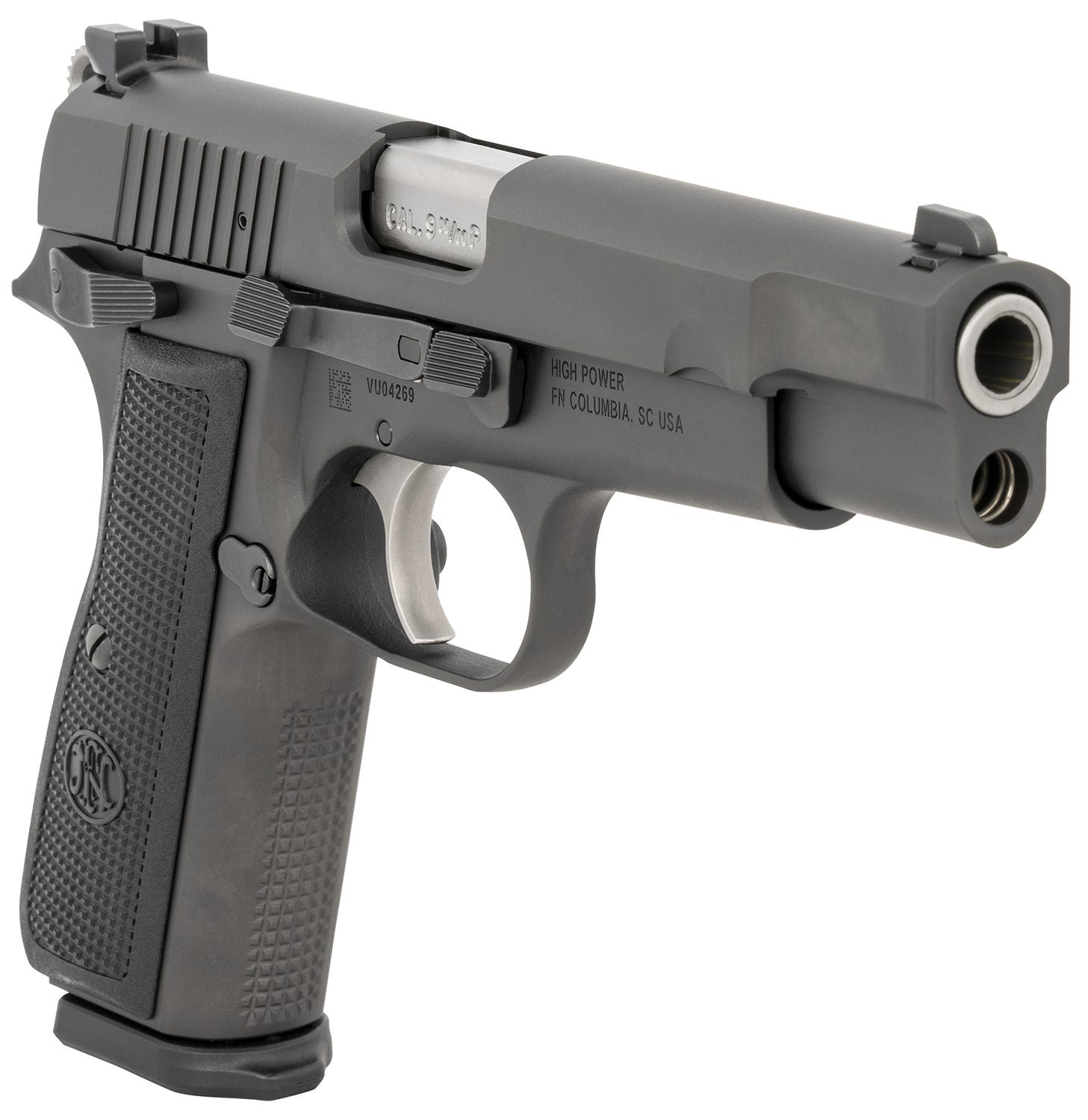 FN High Power Black 9mm 4.7" Barrel 17-Rounds - Image 3