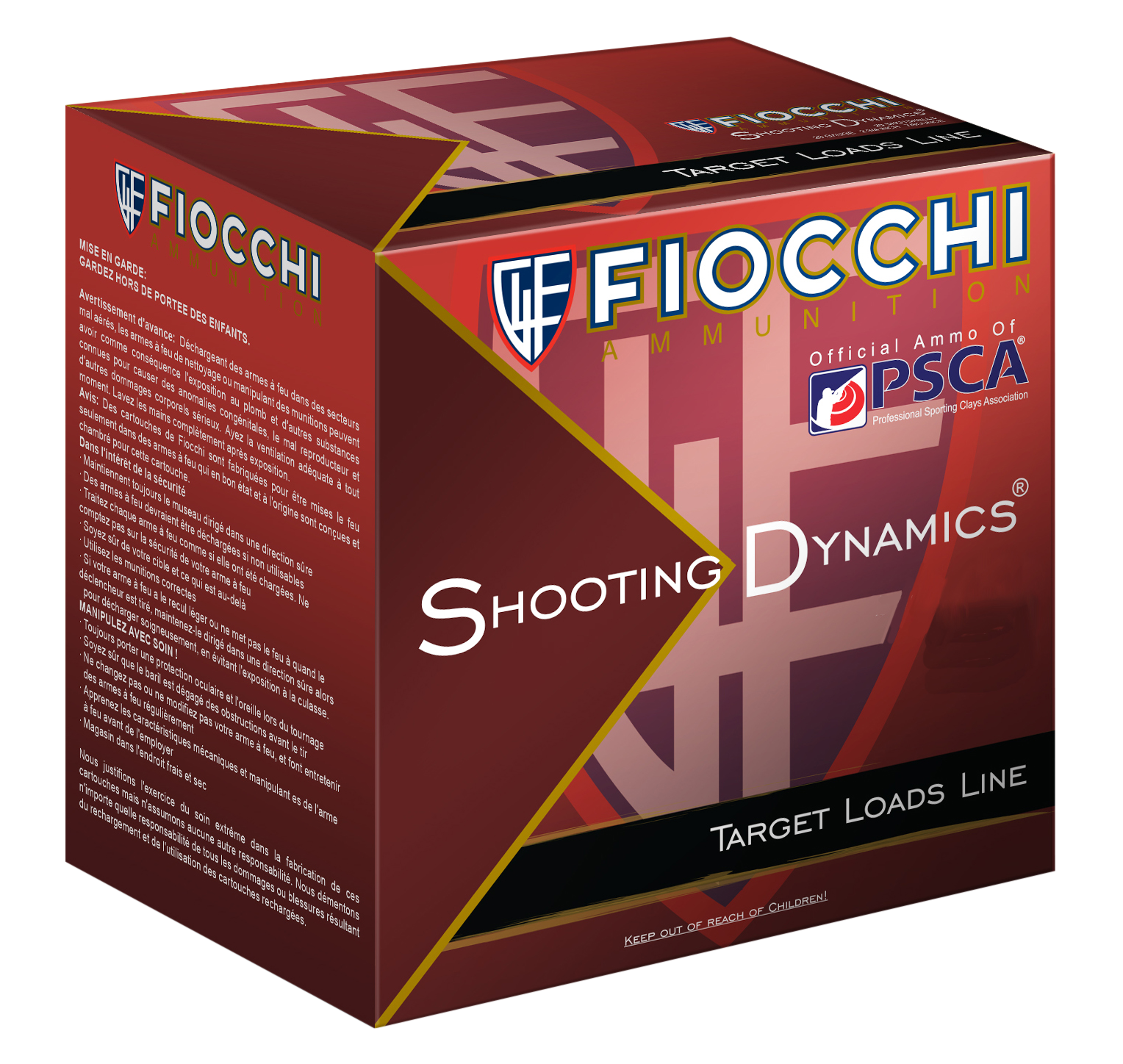 Fiocchi Shooting Dynamics Target Load 12 GA #7.5-Shot 25-Rounds 2.75"
