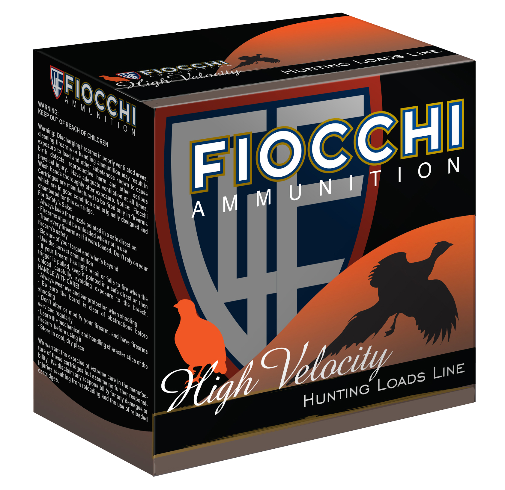 Fiocchi High Velocity 20 GA #8 25-Rounds 2.75"