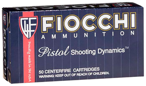 Fiocchi Training Dynamics Brass .38 Super 129-Grain 50-Rounds FMJ