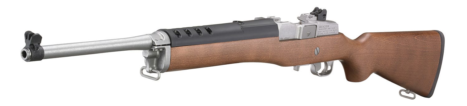 Ruger Mini-Thirty Wood 7.62 X 39 18.5" Barrel 5-Rounds Ghost Ring Rear Sight - Image 5