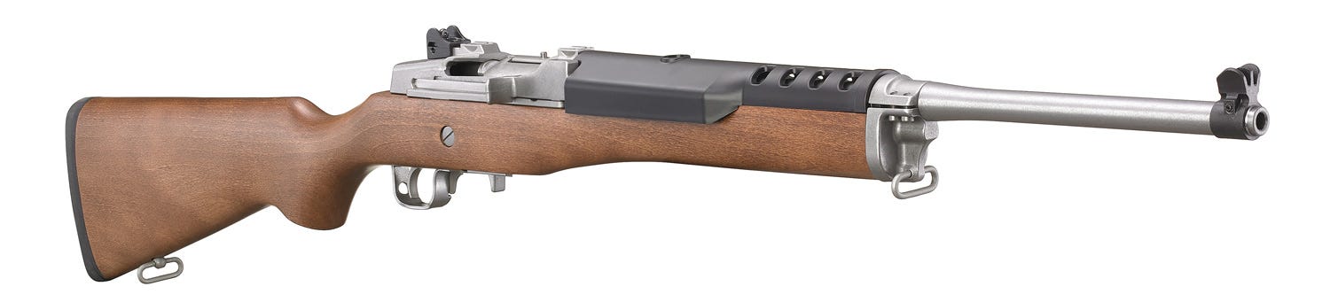 Ruger Mini-Thirty Wood 7.62 X 39 18.5" Barrel 5-Rounds Ghost Ring Rear Sight - Image 3