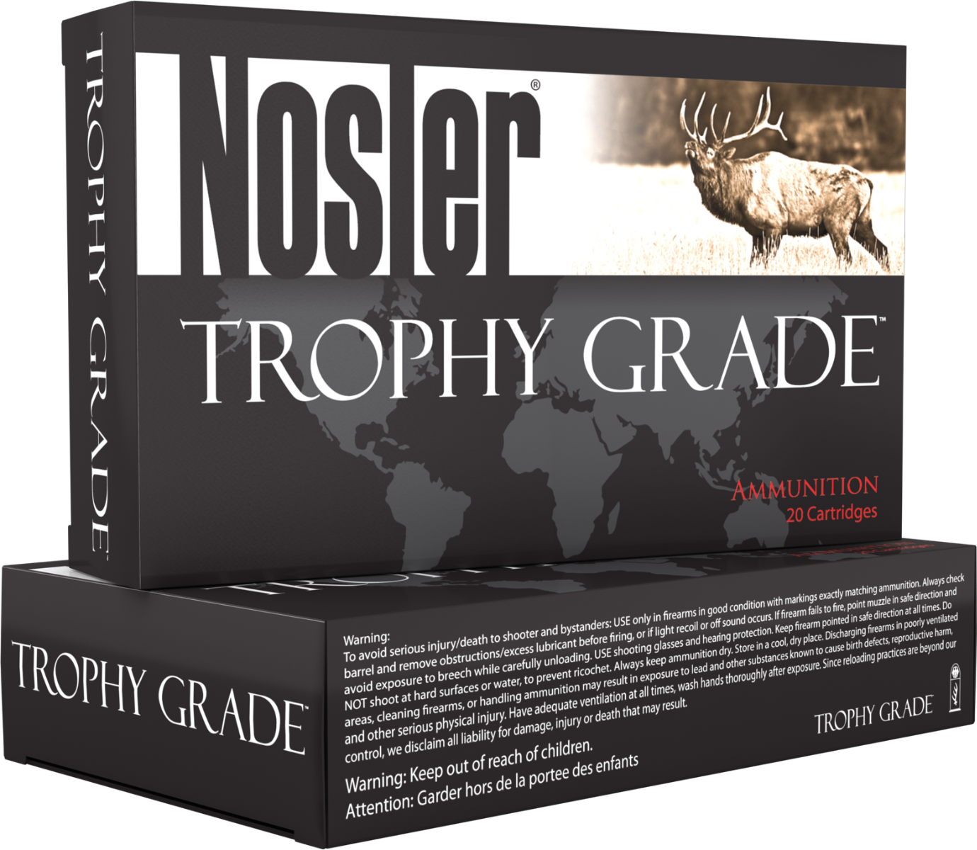 Nosler Trophy Grade AccuBond Brass .28 Nosler 160-Grain 20-Rounds AB