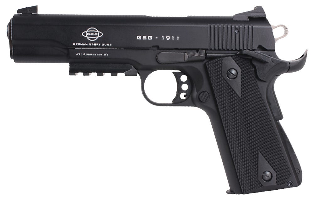 German Sport Guns GSG 1911 .22 LR 5" Barrel 10-Rounds with Fake Suppressor - Image 3