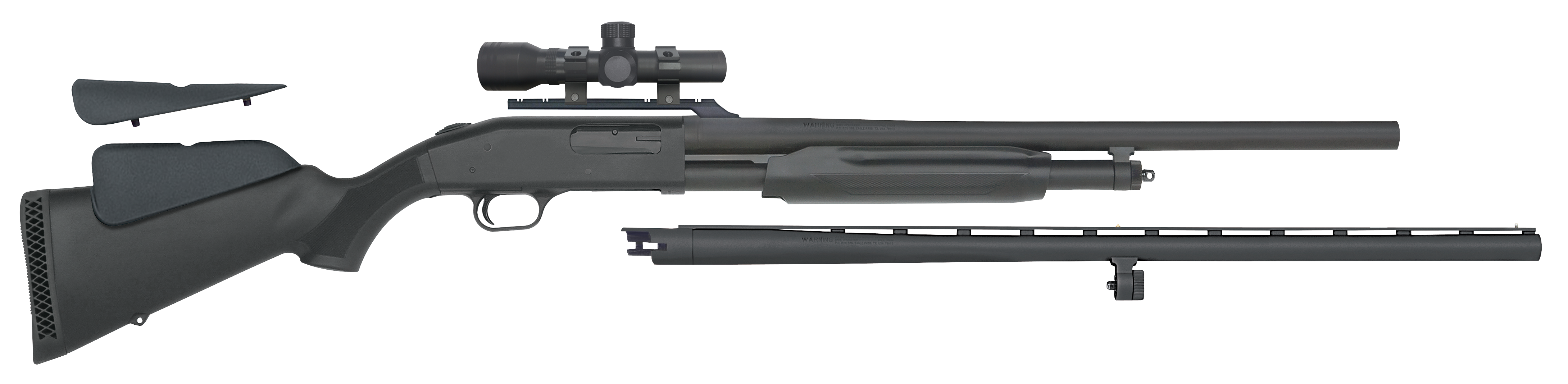 Mossberg 500 Field/Deer Combo 12 GA 28" / 24" Barrels 3"-Chamber 5-Rounds 2.5x20mm Scope