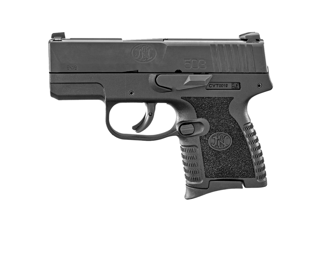 FN 503 Pistol 9mm 3.1" Barrel 8-Round/6-Round Includes Soft Pistol Case - Image 2