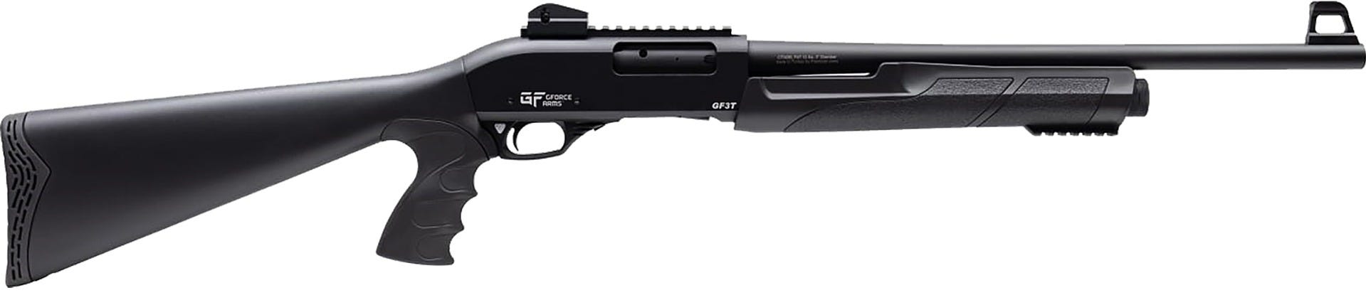 G-Force GF3T Pump Shotgun 12 GA 19.5" Barrel 3"-Chamber 4-Rounds Ghost-Ring Front Sight