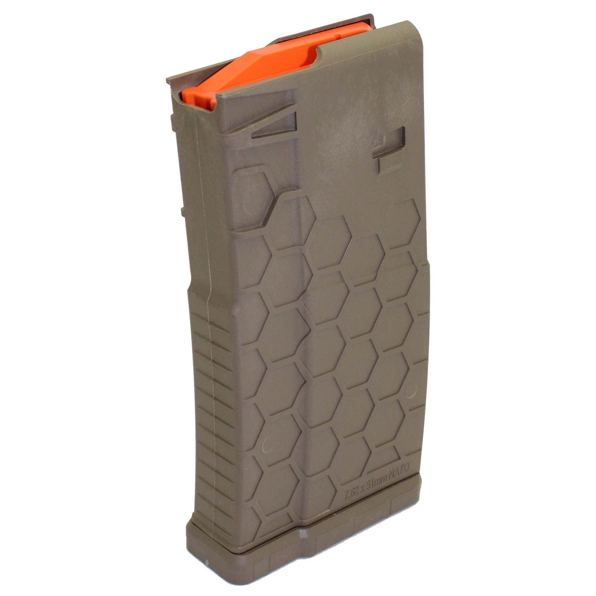 HexMag SR-25 Magazine Flat Dark Earth 7.62 X 51 20-Rounds