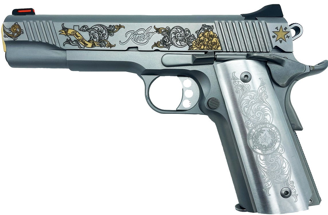Kimber Stainless II Stainless Steel .45 ACP 5" Barrel 7-Rounds "Texas" LivenGood Exclusive