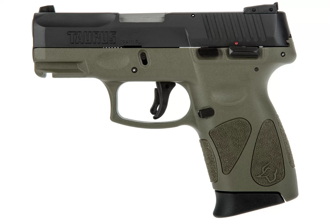 Taurus G2C Pistol Black/OD Green 9mm 3.25" Barrel 12-Rounds Manual Safety - Image 2