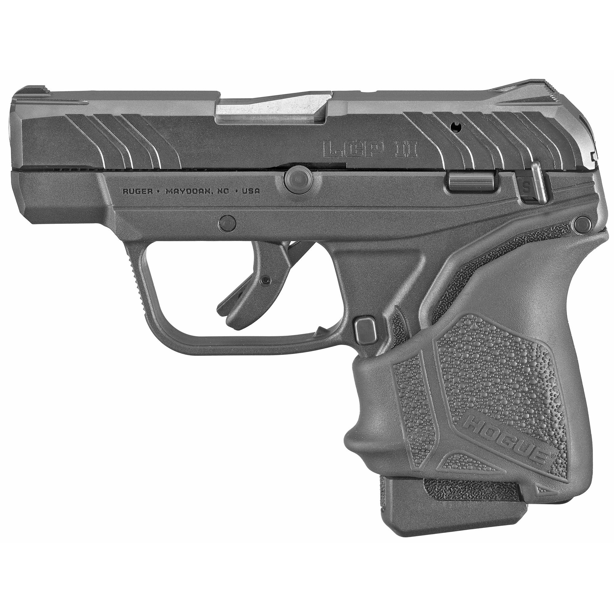 Ruger LCP II .22 LR 2.75" Barrel 10-Rounds Hogue HandALL Rubber Grip Sleeve - Image 2