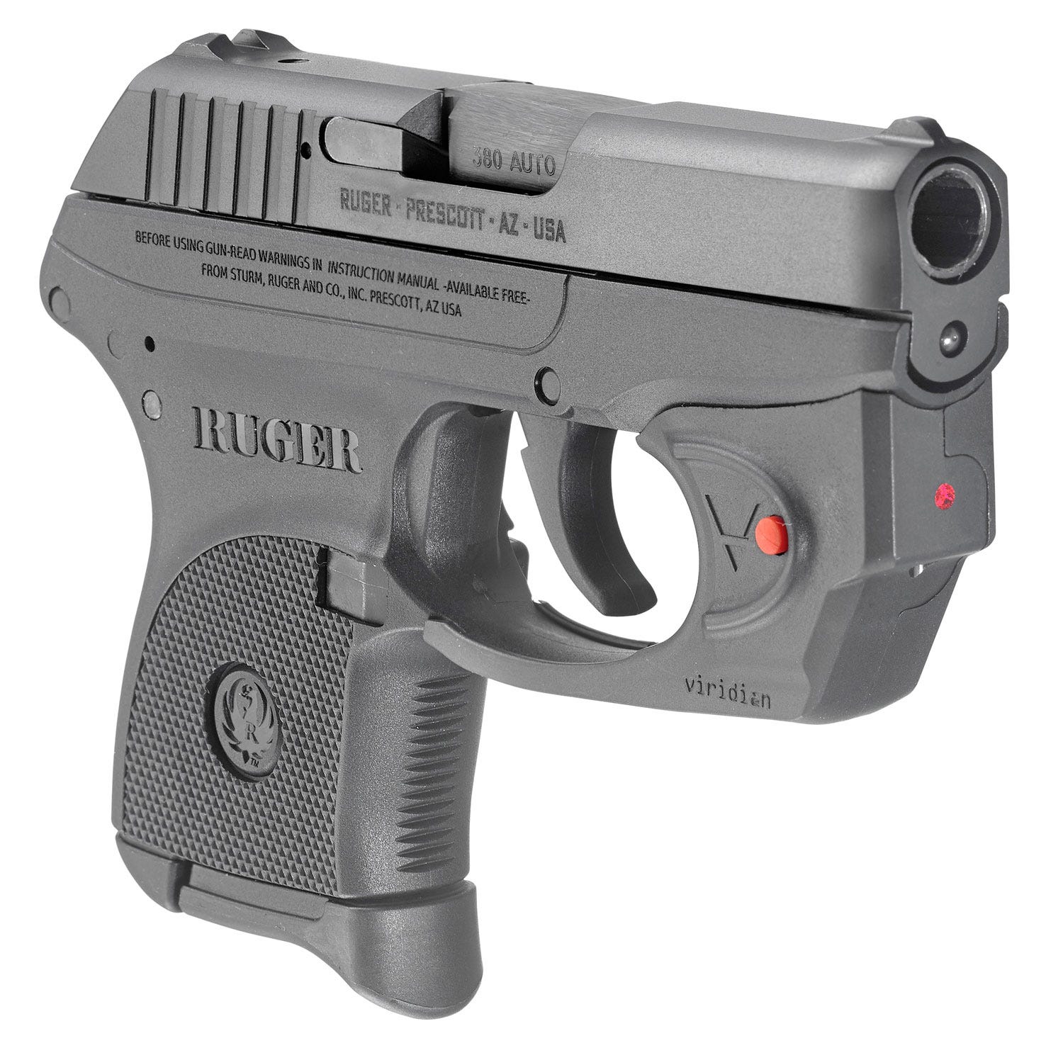 Ruger LCP .380 ACP 2.75" Barrel 6-Rounds w/Viridian E-Series Red Laser - Image 3