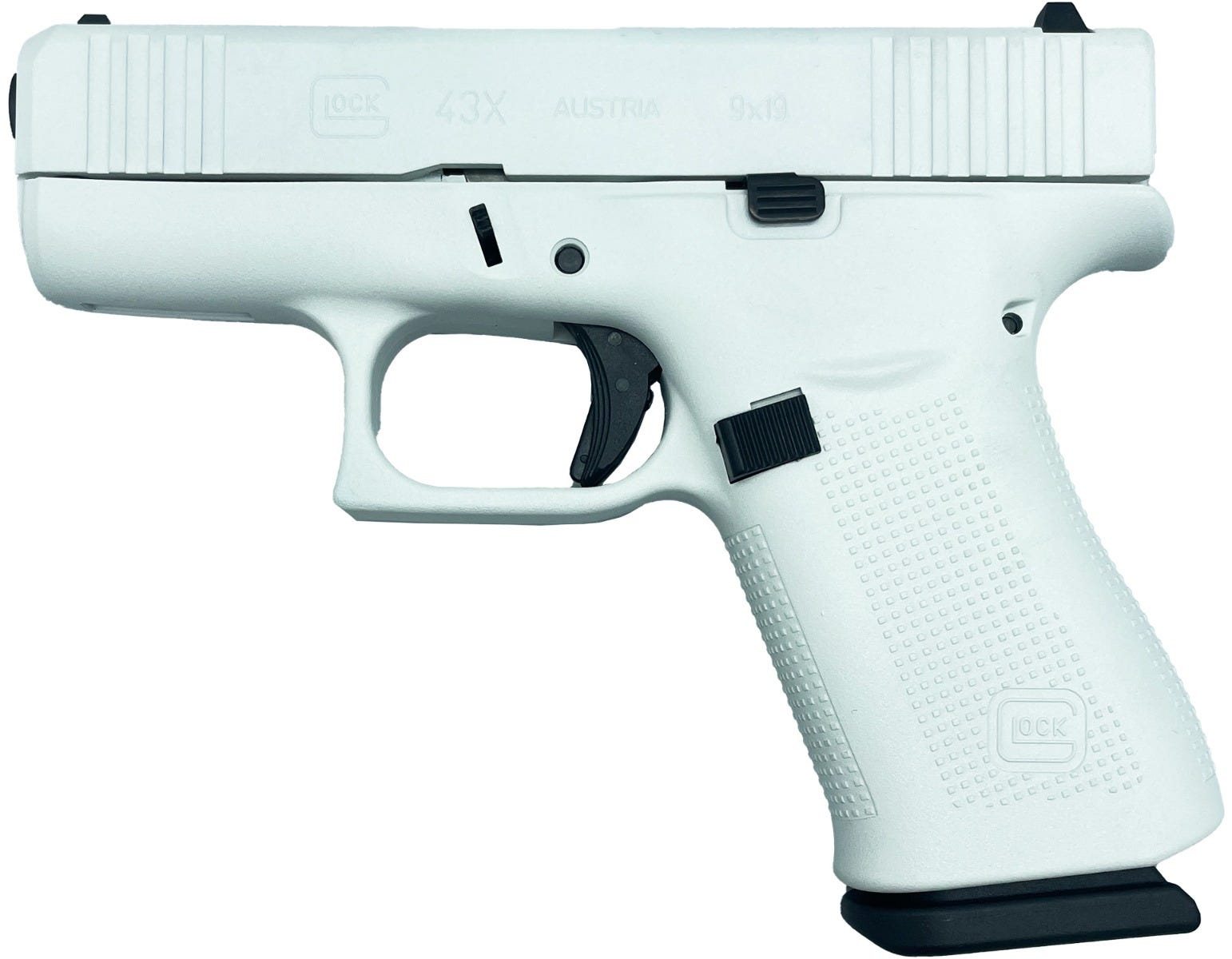 Glock 43X Whiteout 9mm 3.4" Barrel 10-Rounds LivenGood Exclusive - Image 2