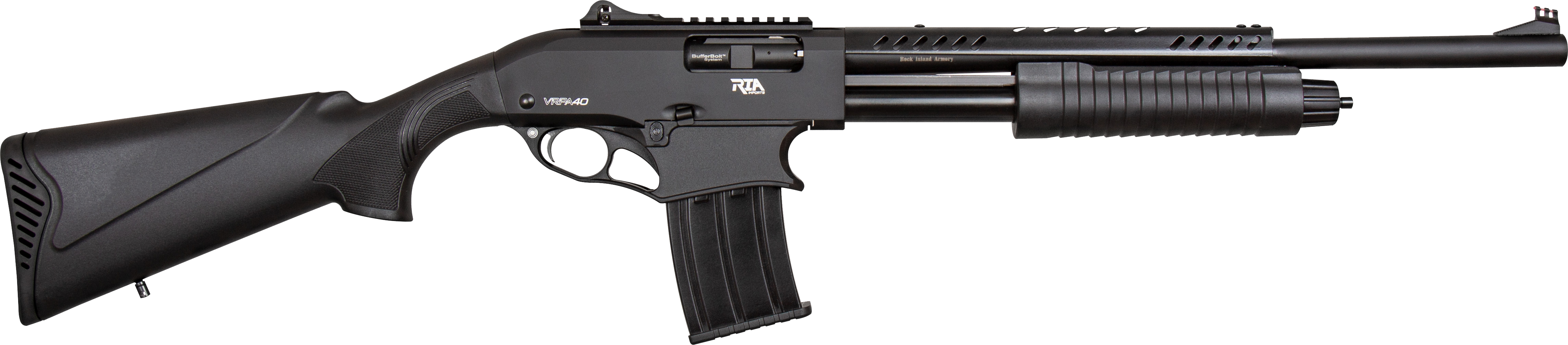 Rock Island Armory VRPA40 12 GA 20" Barrel 3" Chamber 5-Rounds Fiber Optic Front Sight