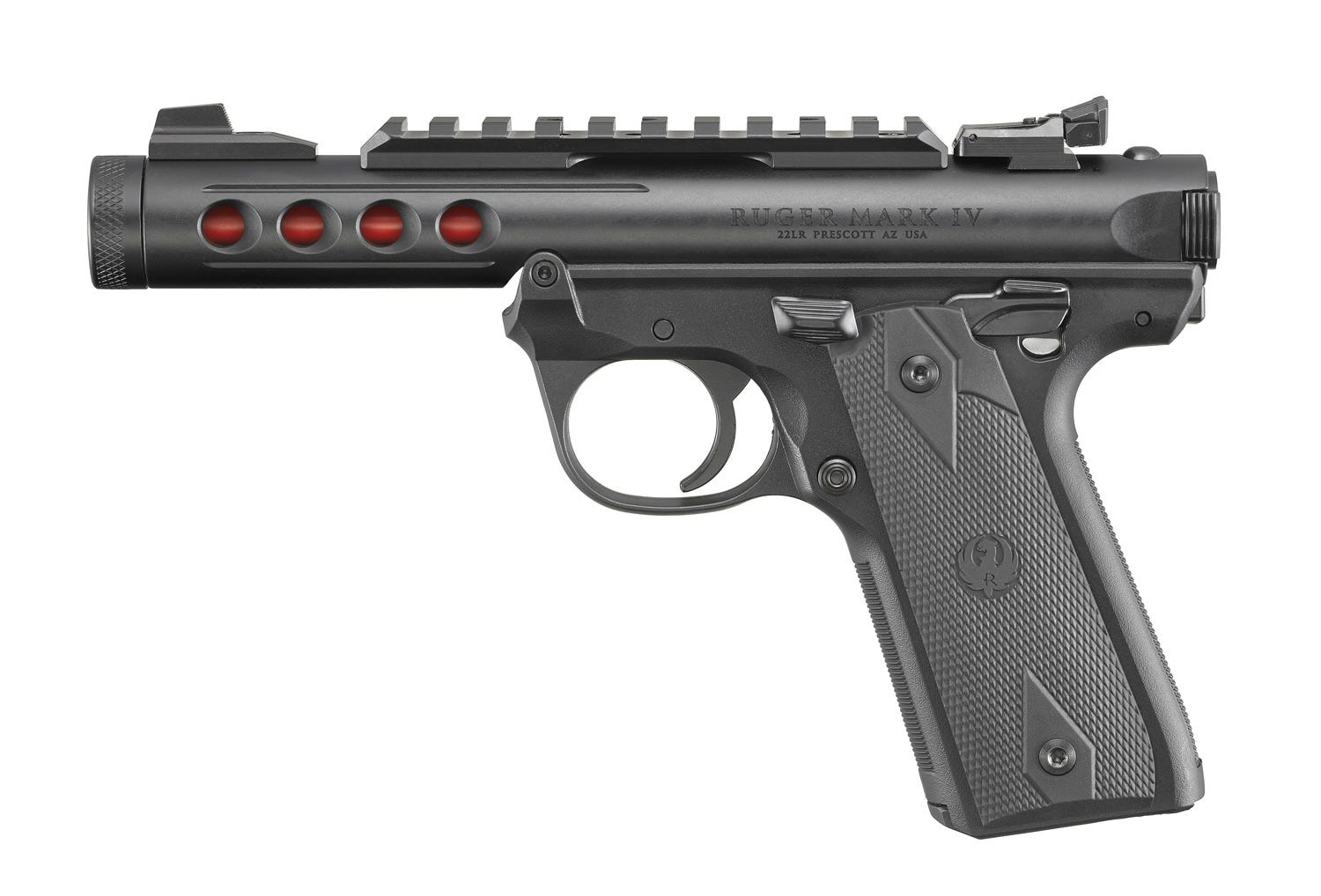 Ruger Mark IV 22/45 USMC Red .22 LR 4.4" Barrel 10-Rounds - Image 2