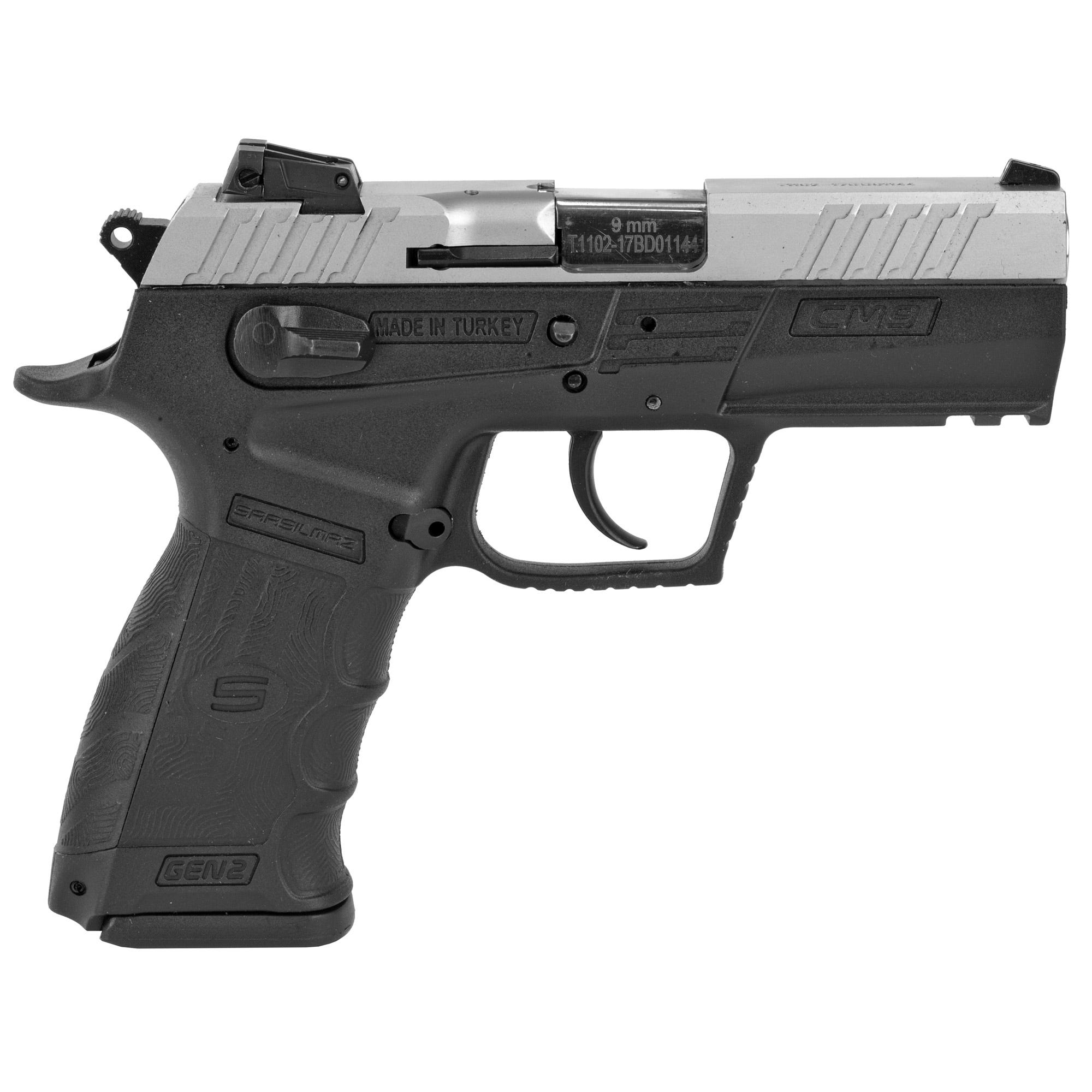 SAR USA CM9 Pistol 9mm 3.80" Barrel 17-Rounds 3-Dot Contrast Sights