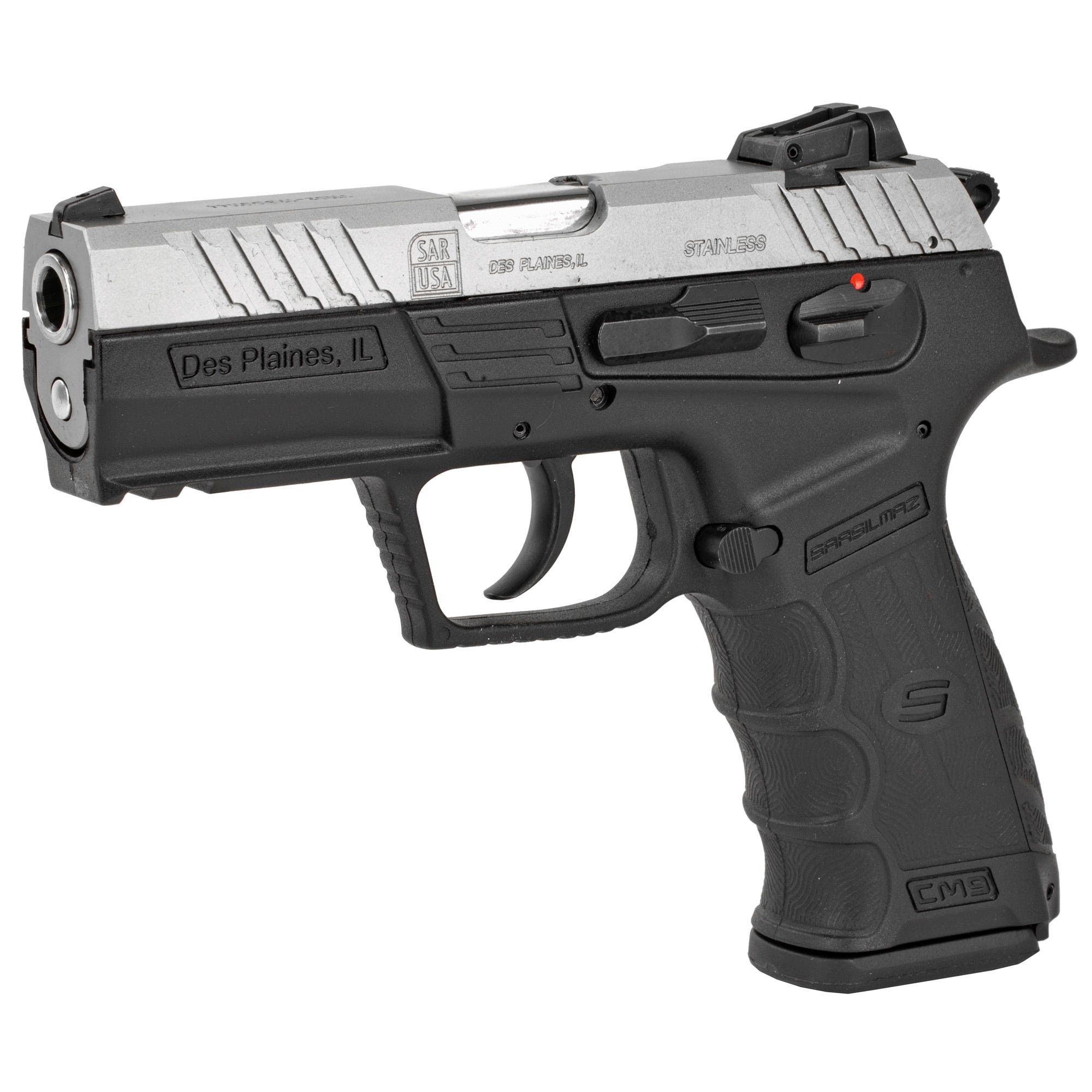SAR USA CM9 Pistol 9mm 3.80" Barrel 17-Rounds 3-Dot Contrast Sights - Image 3