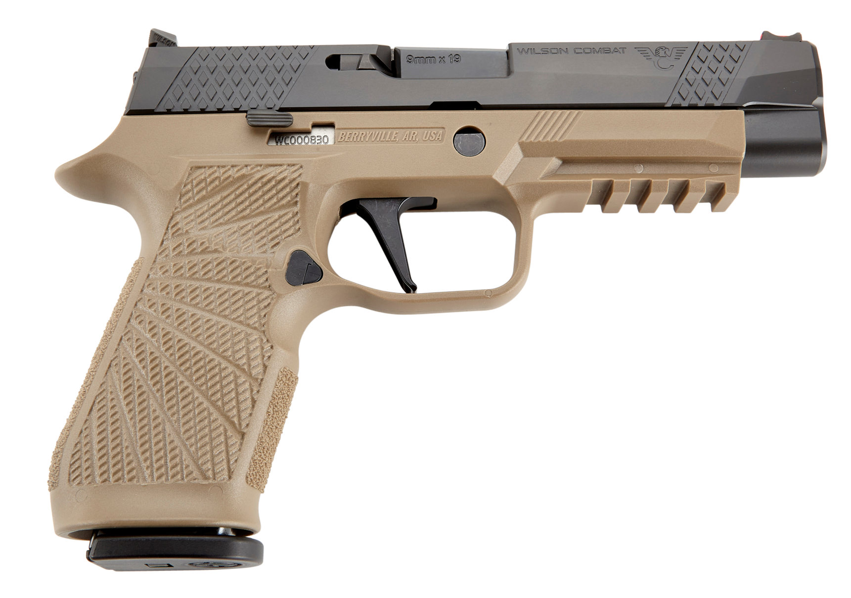 Wilson Combat P320 Tan 9mm 4.7" Barrel 17-Rounds