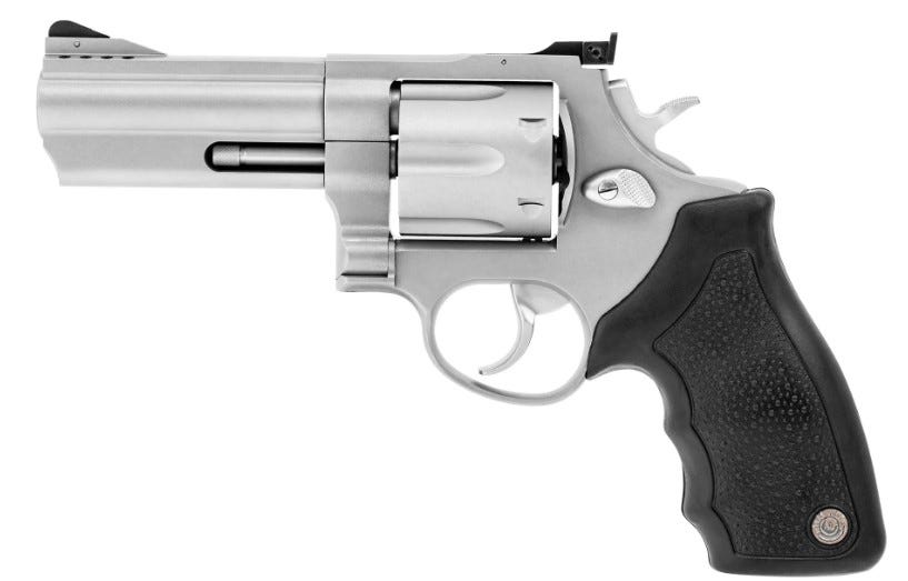 Taurus 44 Matte Stainless .44 Mag 4" Barrel 6-Rounds Adjustable Rear Sight - Image 2