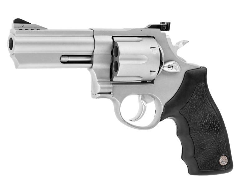 Taurus 44 Matte Stainless .44 Mag 4" Barrel 6-Rounds Adjustable Rear Sight - Image 4
