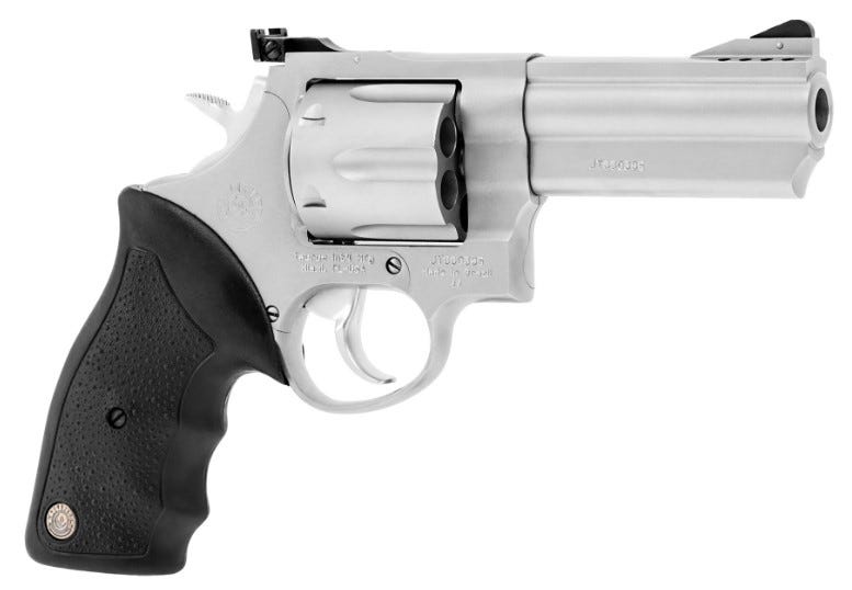Taurus 44 Matte Stainless .44 Mag 4" Barrel 6-Rounds Adjustable Rear Sight - Image 3