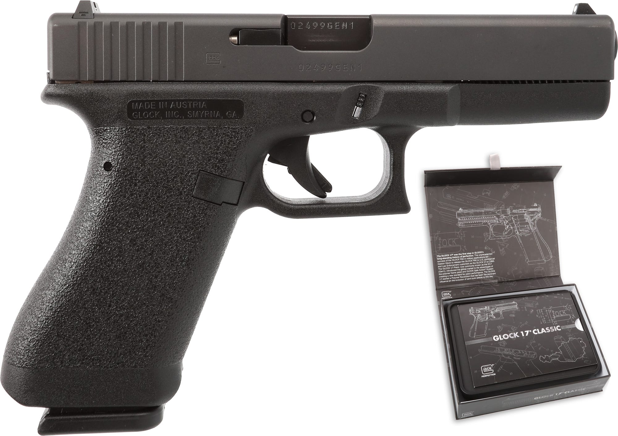 Glock 17 Gen1 9mm 4.49" Barrel 17-Rounds Original Box Design