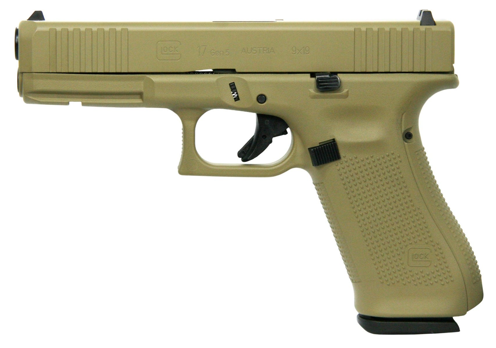 Glock 17 Gen5 Flat Dark Earth 9mm 4.49" Barrel 17-Rounds - Image 2