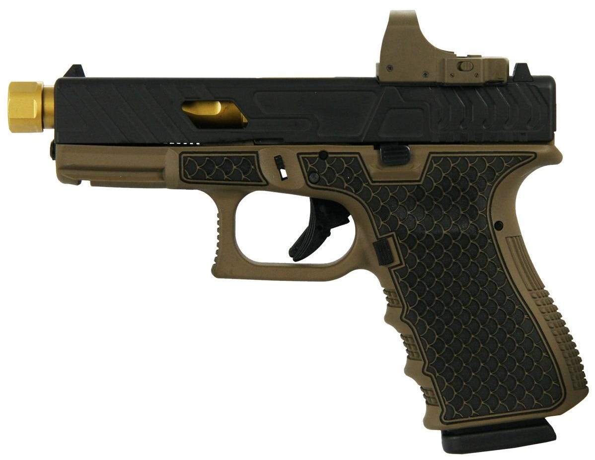 Glock 19 Gen 3 Flat Dark Earth 9mm 4.6" Barrel 15-Rounds Burris Fast Fire II - Image 2