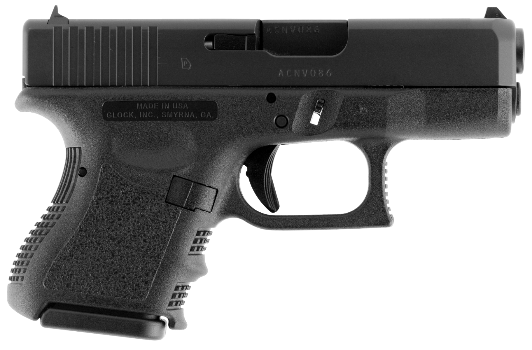 Glock 27 Gen3 40S&W SubCompact 3.46" Barrel 9-Rounds