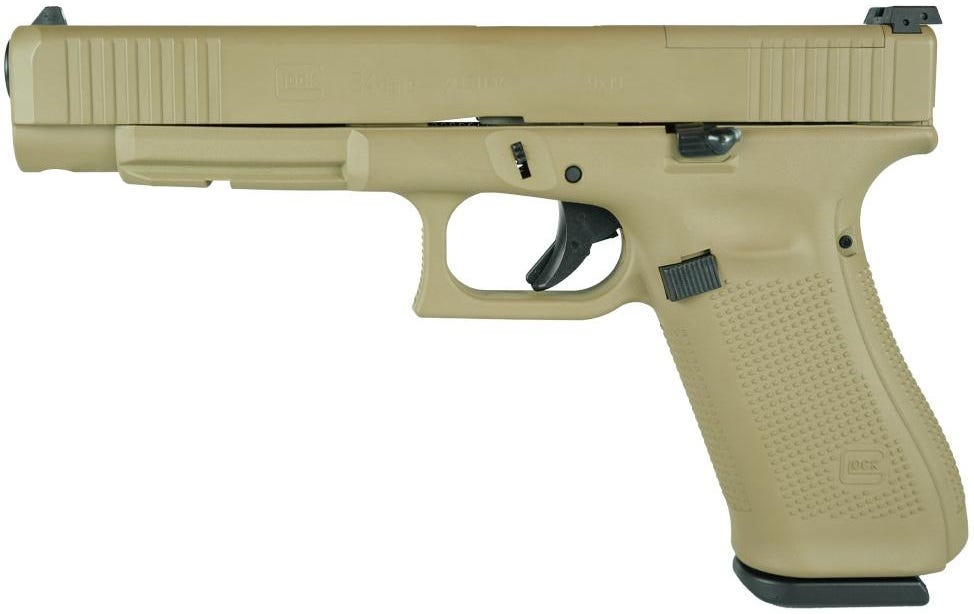 Glock 34 Gen5 MOS Flat Dark Earth 9mm 5.31" Barrel 17-Rounds - Image 2