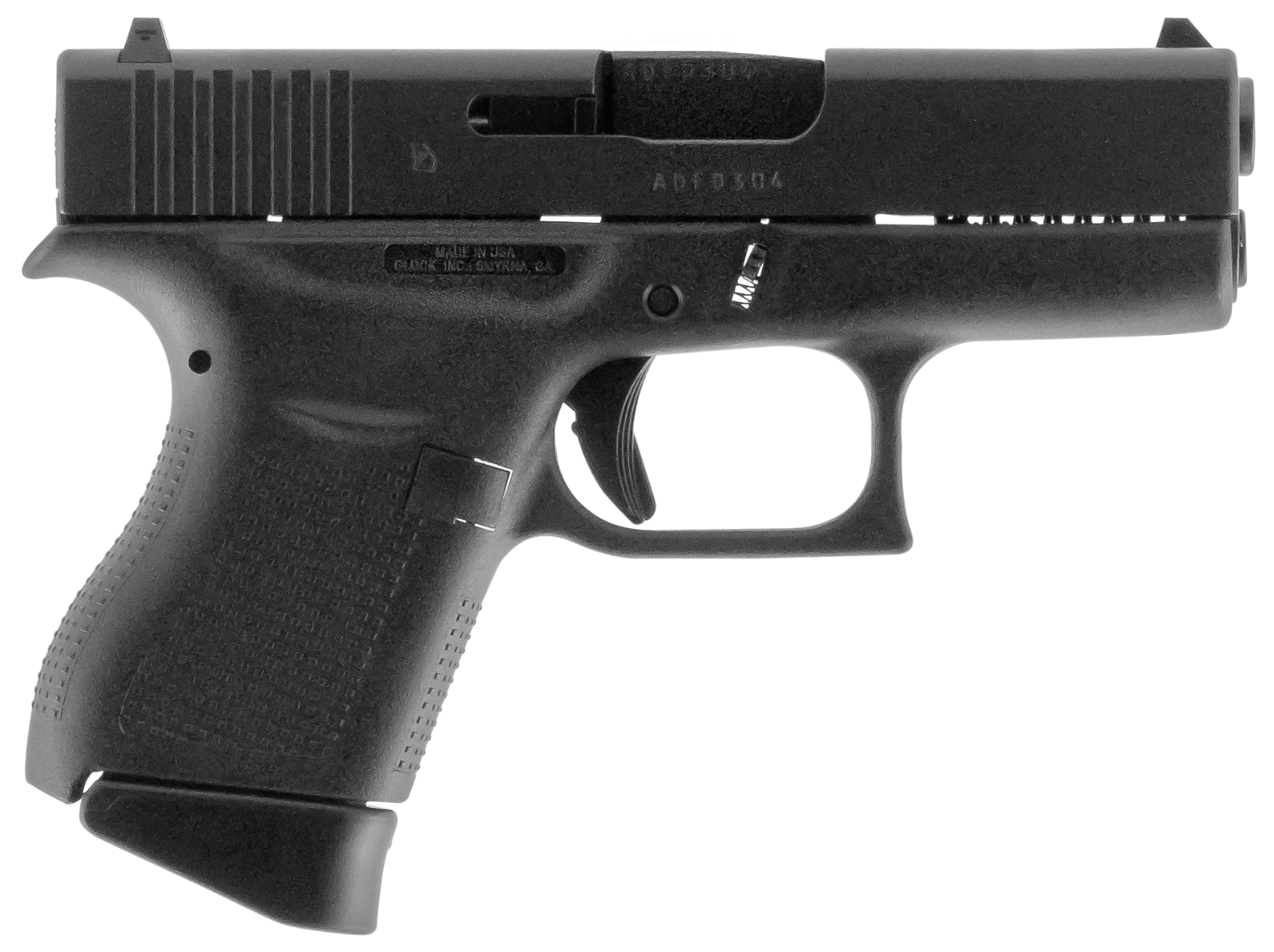 Glock 43 9mm 3.4" Barrel 6-Rounds Includes 2 Magazines