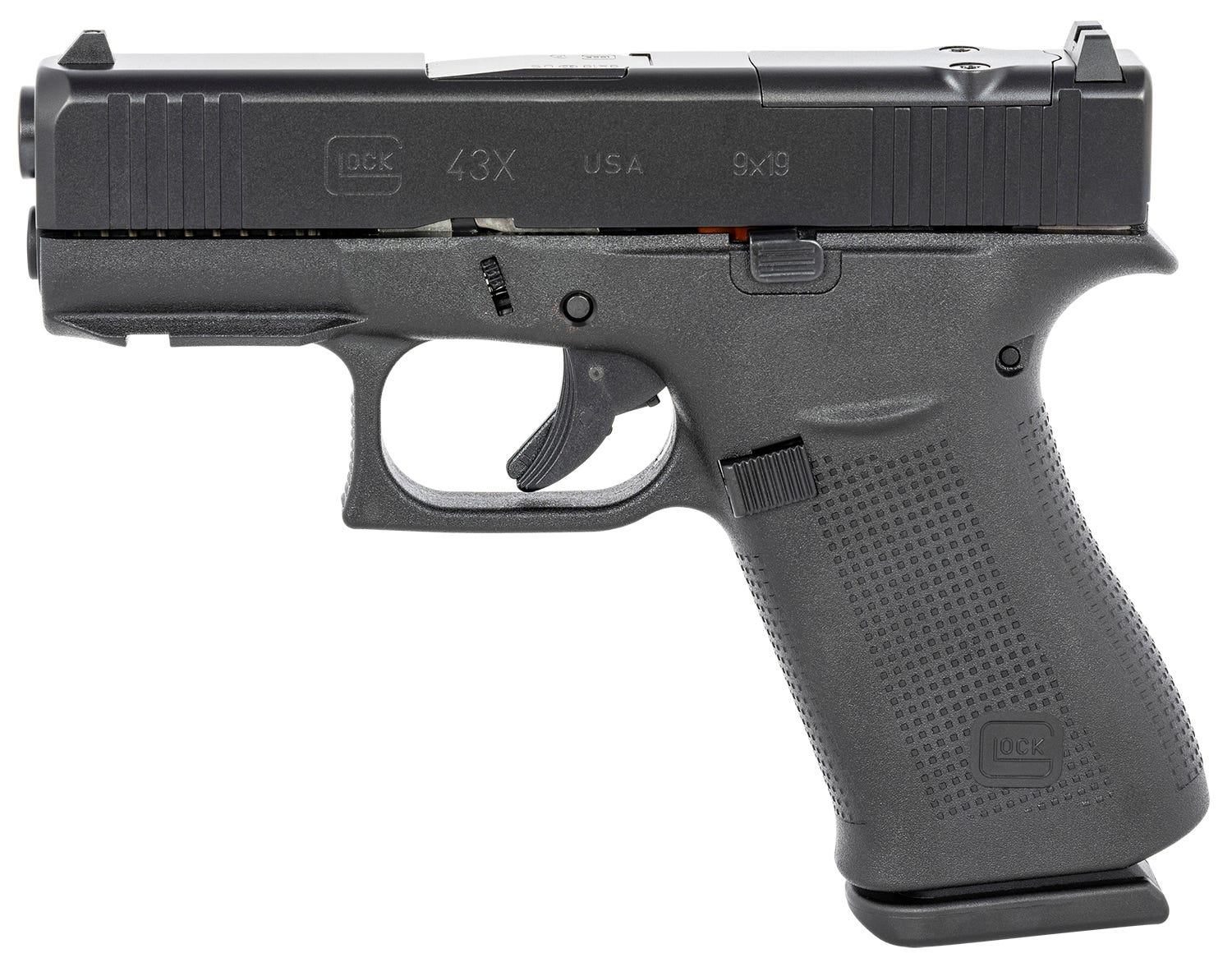 Glock 43X MOS 9mm 3.41" Barrel 10-Rounds Fixed Sights - Image 5