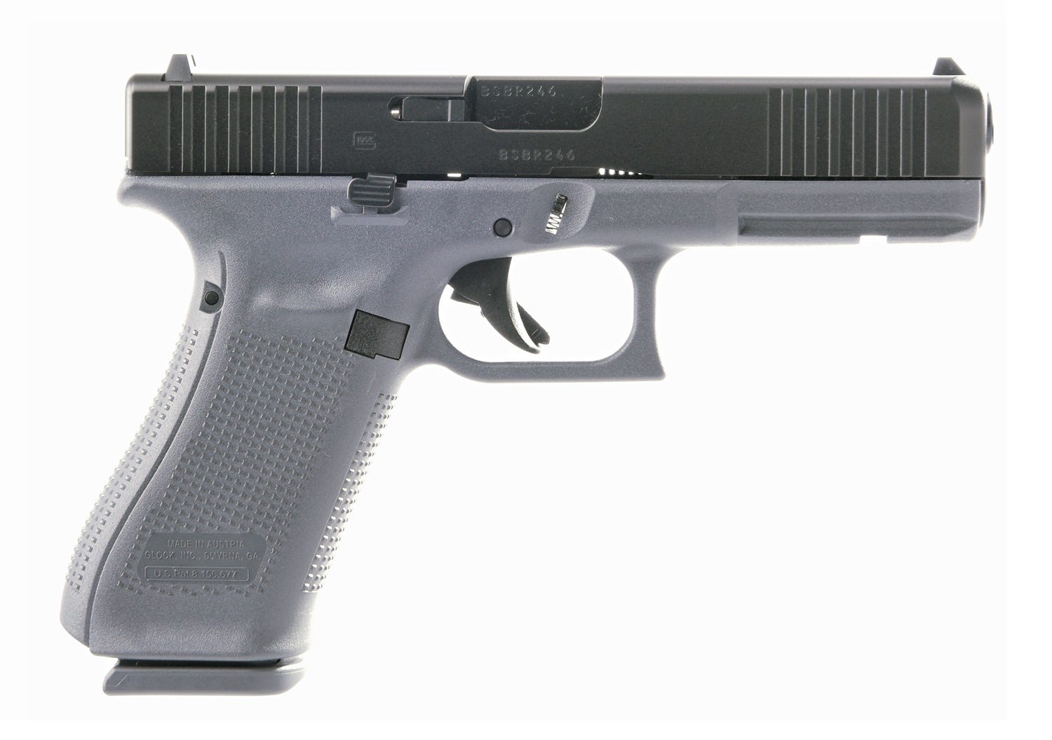 Glock 17 Gen 5 Gray 9mm 4.49" Barrel 17-Rounds - Image 2