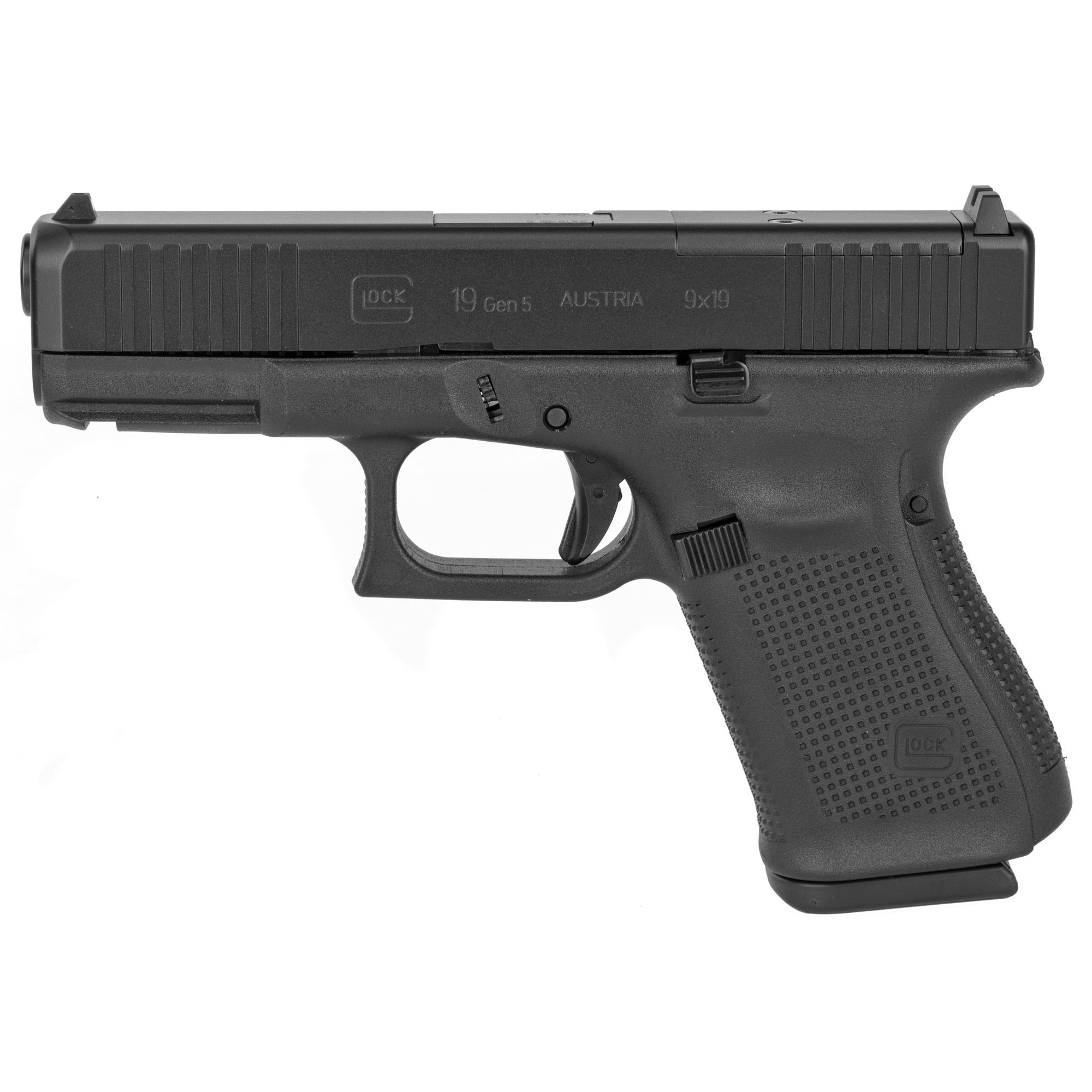 Glock 19 Gen 5 Compact MOS 9mm 4.02" Barrel 10-Rounds - Image 2