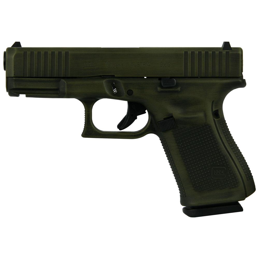 Glock 19 Gen 5 Bazooka Green 9mm 4.02" Barrel 15-Rounds - Image 3