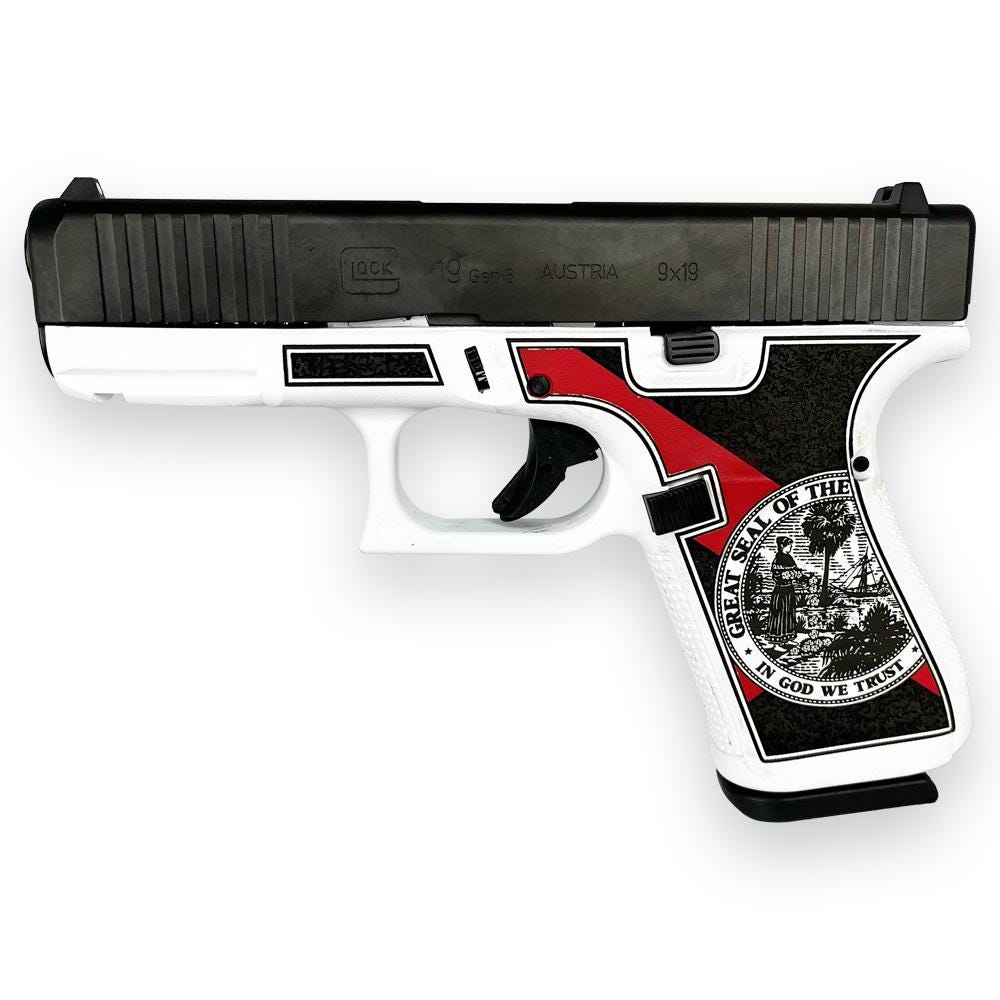 Glock 19 Gen5 "Florida White" 9mm 4.02" Barrel 10-Rounds - Image 3