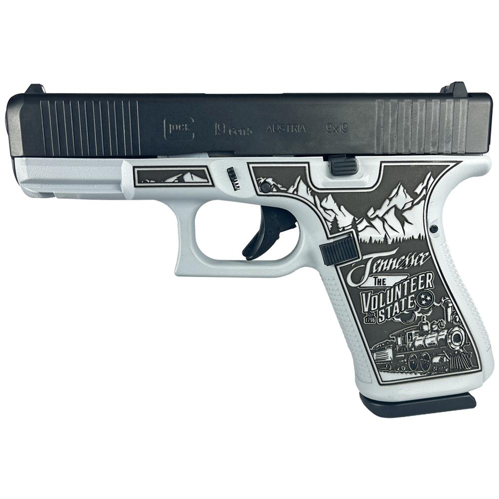 Glock 19 Gen5 "Tennessee-Navy Gray" 9mm 4.02" Barrel 15-Rounds - Image 3