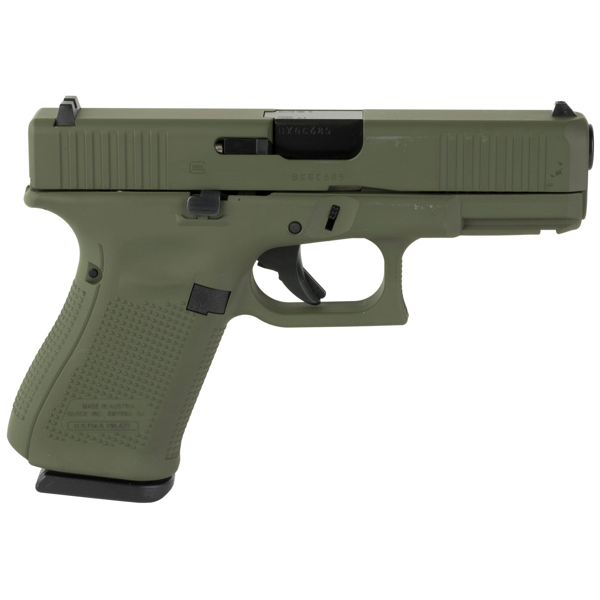 Glock 19 Gen5 OD Green 9mm 4.02" Barrel 15-Rounds - Image 2