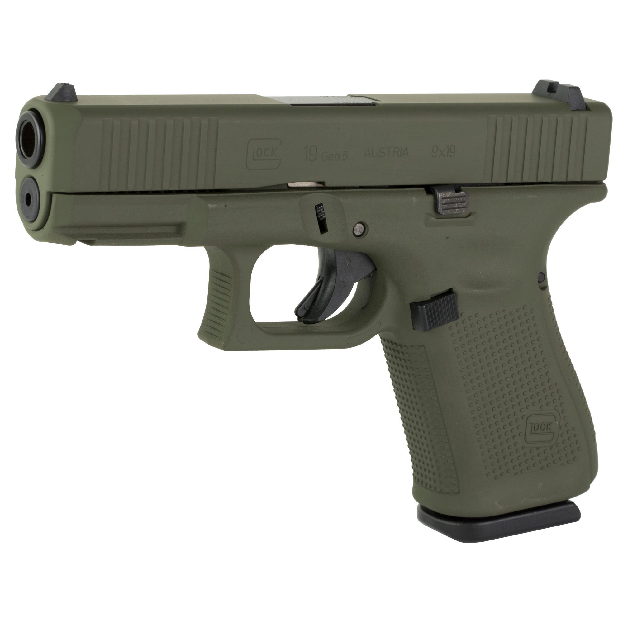Glock 19 Gen5 OD Green 9mm 4.02" Barrel 15-Rounds - Image 4